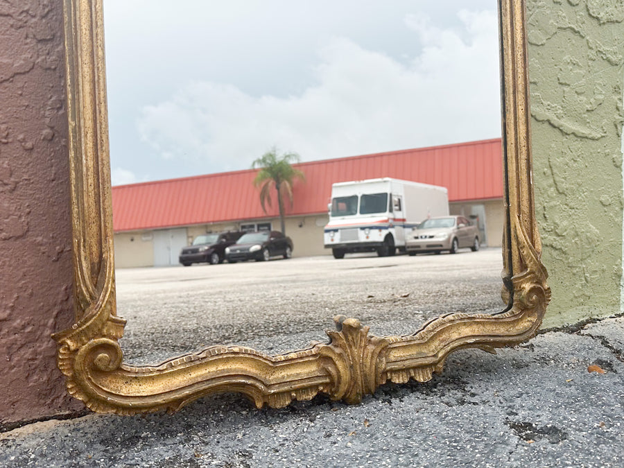 Italian Gilt Pagoda Mirror