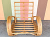 Old Florida Style Rattan Lounge Chair