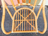 Set of Six Old Florida Rattan Dining Chairs