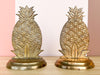 Pair of Brass Pineapple Bookends