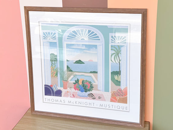 Thomas McKnight Mustique Framed Print