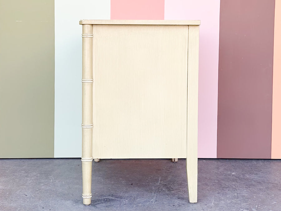 Oversized Henry Link Faux Bamboo Nightstand