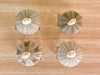 Set of Four Green Sea Urchin Napkin Rings