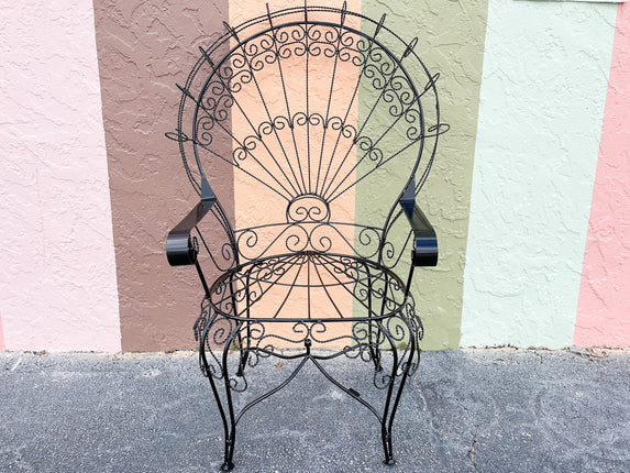 Salterini Style Peacock Chair
