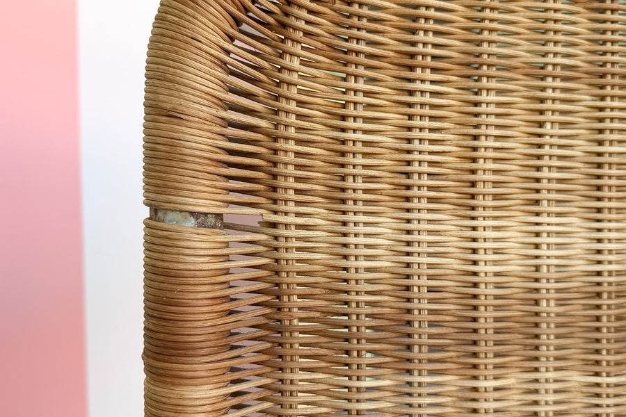 Woven Rattan Dining Table