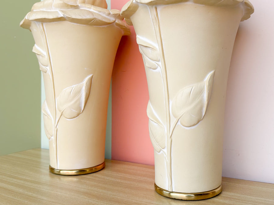 Pair of Chapman Lily Lamps