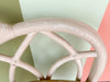 Pair of Painted Rattan Lounge Chairs