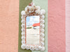 Coral Shell Chic Mirror