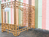 Fab Rattan Chippendale Queen Canopy Bed