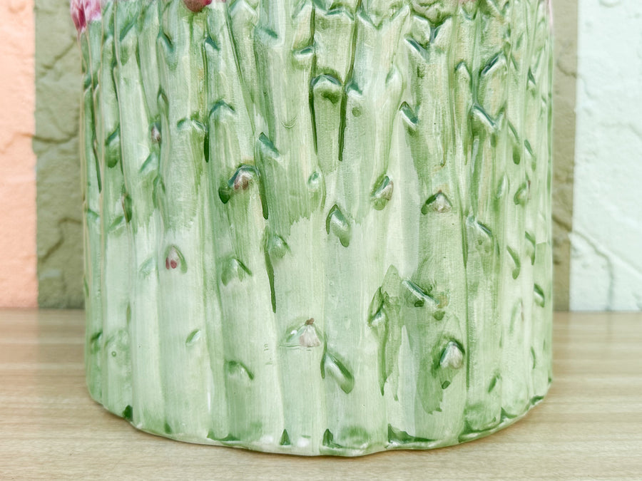 Pink and Green Cachepot
