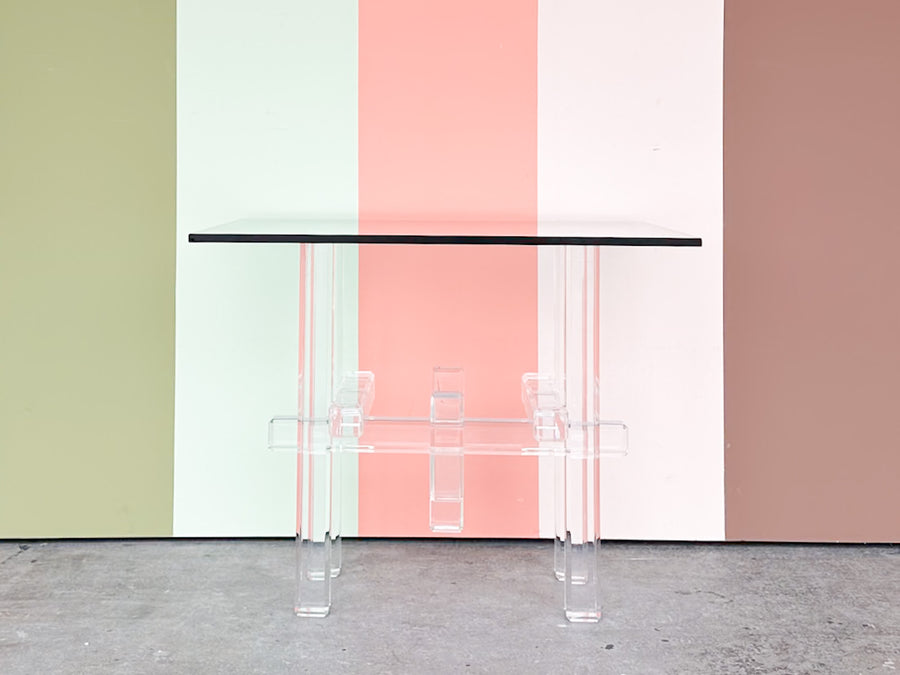 Fab MCM Lucite Side Table