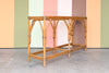 Old Florida Rattan Console