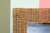 Woven Rattan Mirror