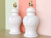 Pair of Pretty White Icing Lamps