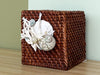 Rattan Tissue Box Cover