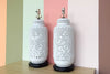 Pair of Palm Beach Style Pierced Lamps