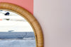 Petite Rattan Arch Mirror