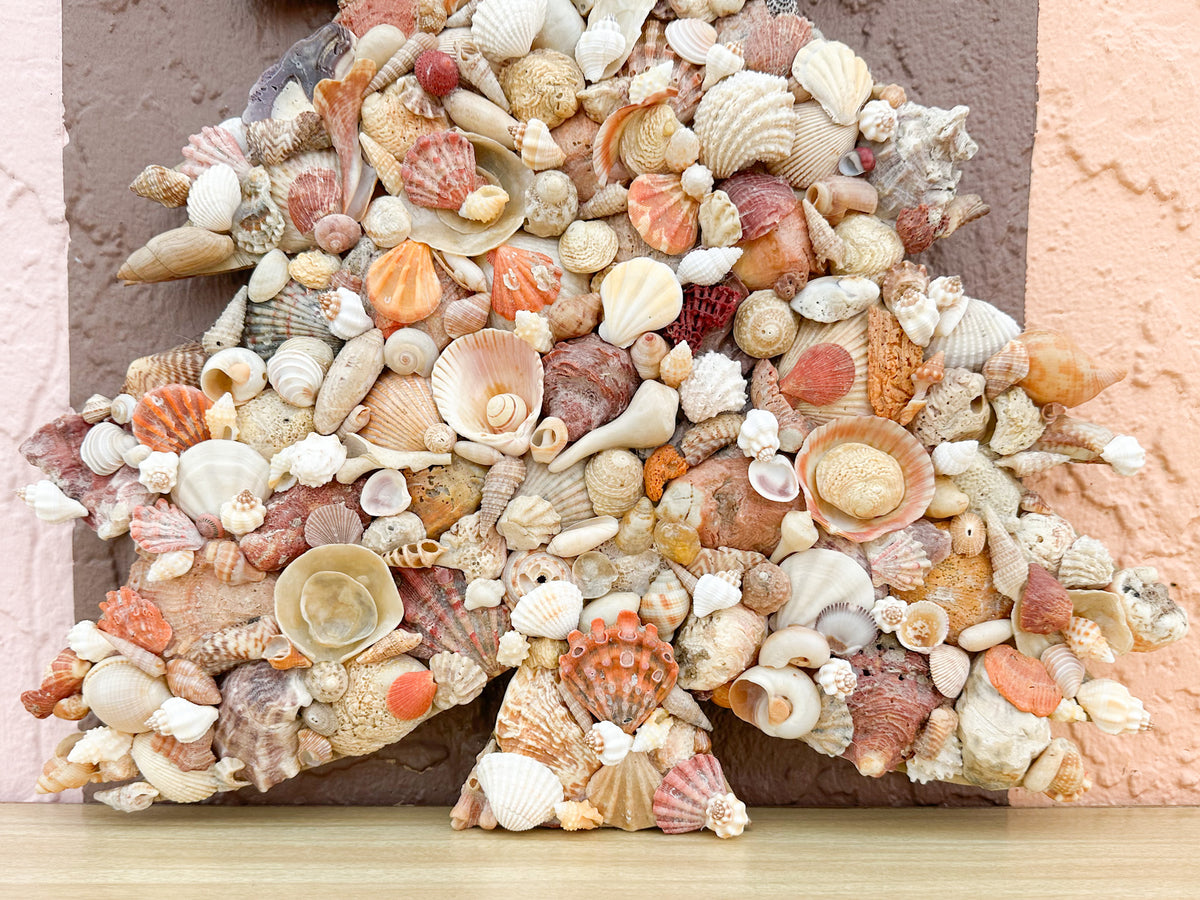 Shell Christmas Tree Wall Art