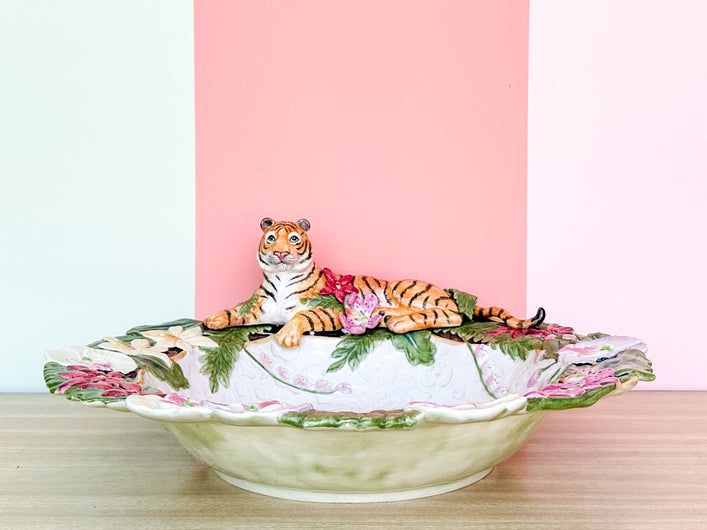 Fitz and Floyd Tiger Platter