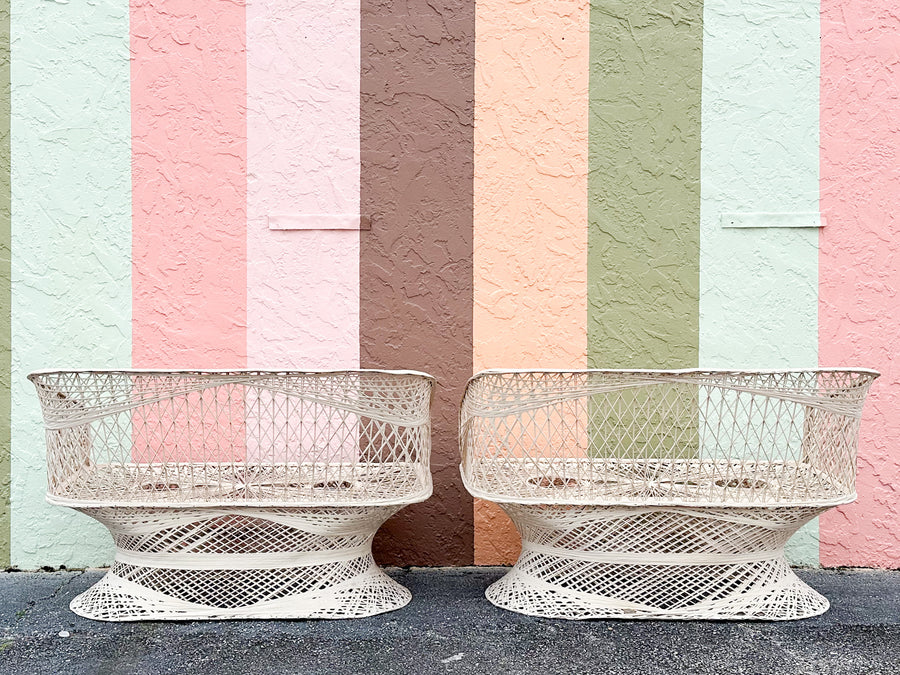 Pair of Fab Webspun Loveseats