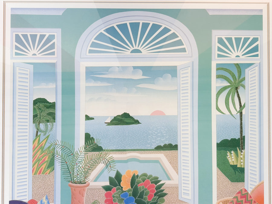 Thomas McKnight Mustique Framed Print