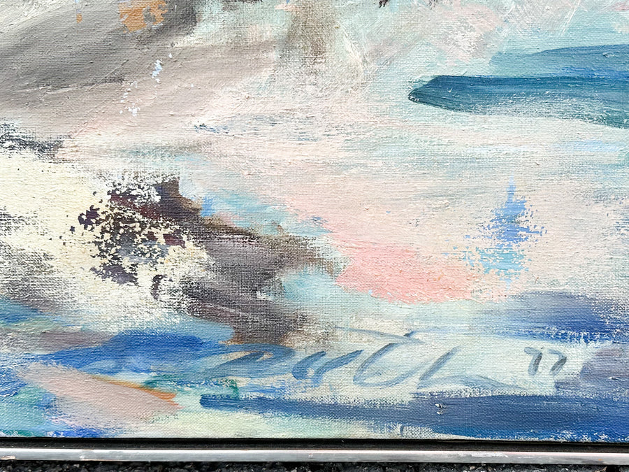 1977 Original Seascape on Board