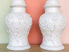 Pair of Pretty White Icing Lamps