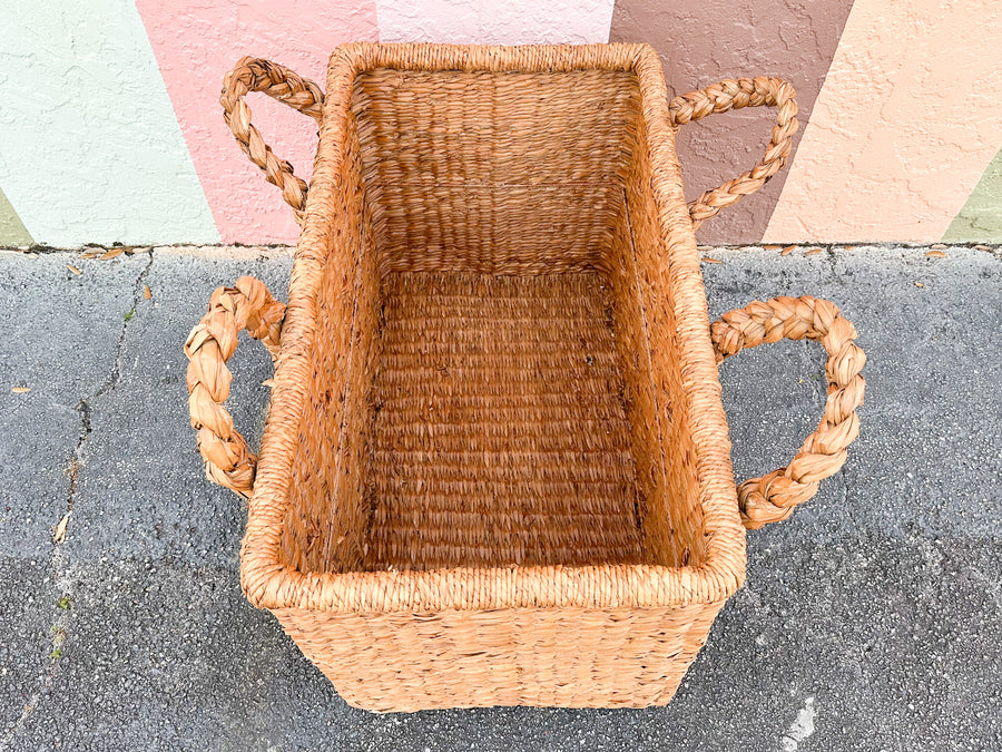 Huge Modern Braided Basket