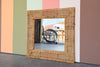 Woven Rattan Mirror