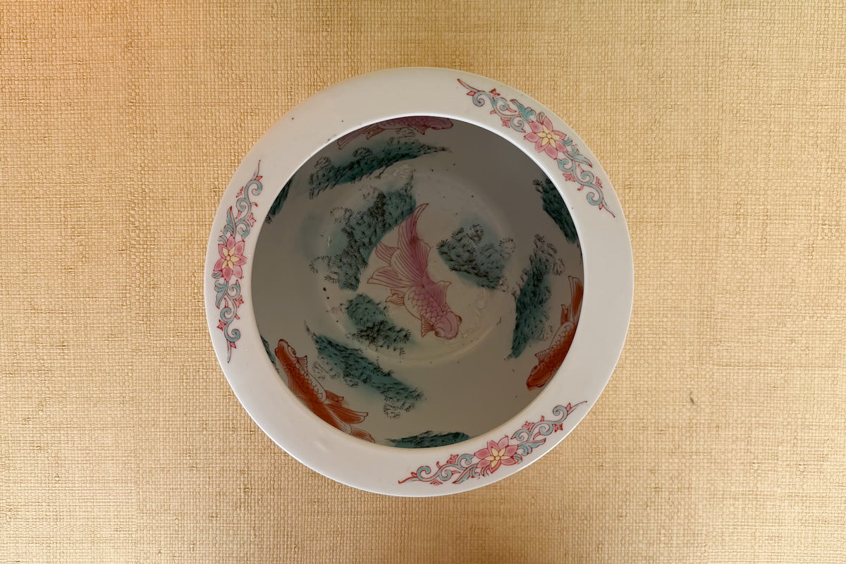 Floral Chinoiserie Cachepot
