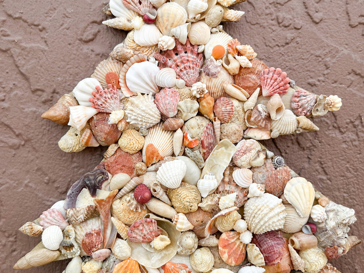 Shell Christmas Tree Wall Art