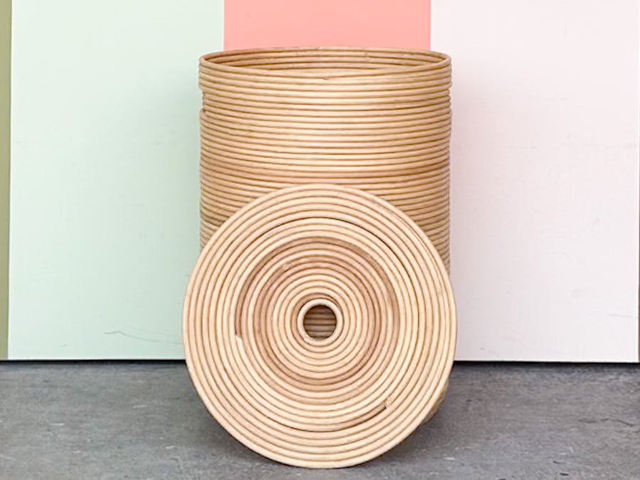 Pencil Reed Storage Stool