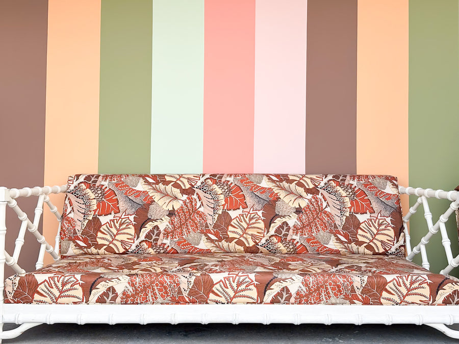 Fab Faux Bamboo Sofa