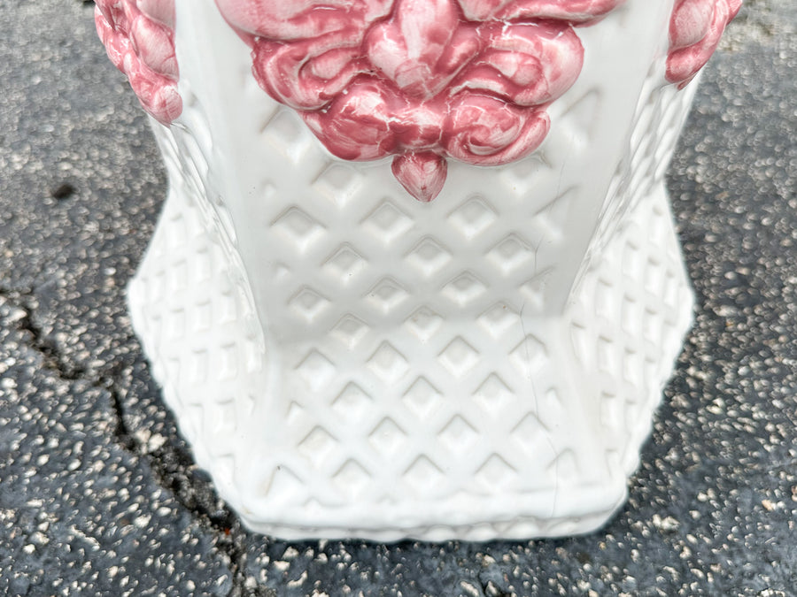 Lattice Love Ceramic Umbrella Stand
