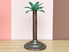 Trio of Palm Tree Candlesticks