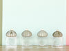 Set of Four Green Sea Urchin Napkin Rings
