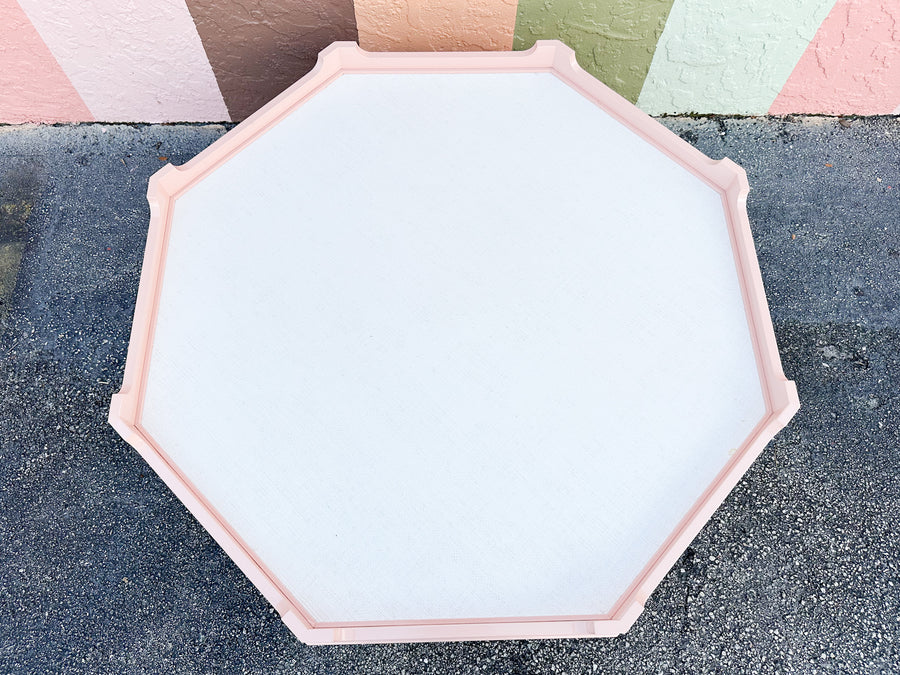 Custom Pretty in Pink Coffee Table