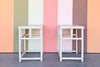 Pair of Rattan Side Tables