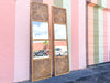 Pair of Island Chic Medallion Mirrors