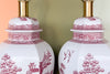 Pair of Spode Pagoda Ginger Jar Lamps