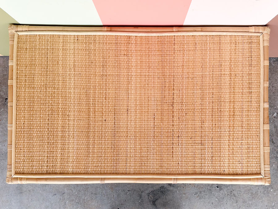 Coastal Style Rattan Coffee Table
