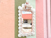 Coral Shell Chic Mirror