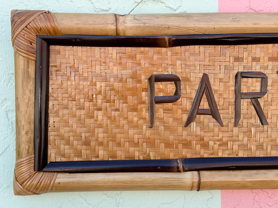 Tiki Bar Party Sign