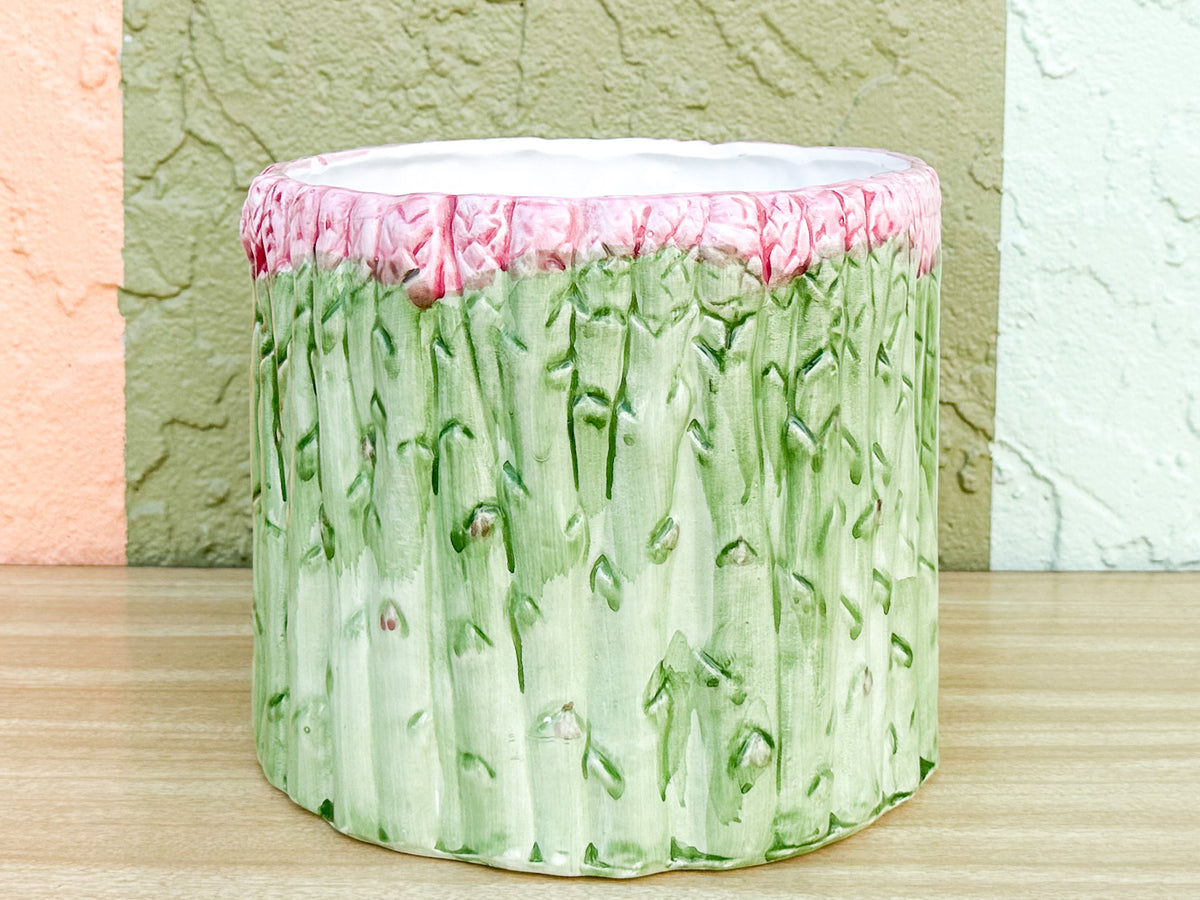 Pink and Green Cachepot
