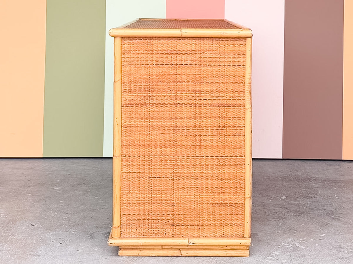 Italian Rattan and Seagrass Server