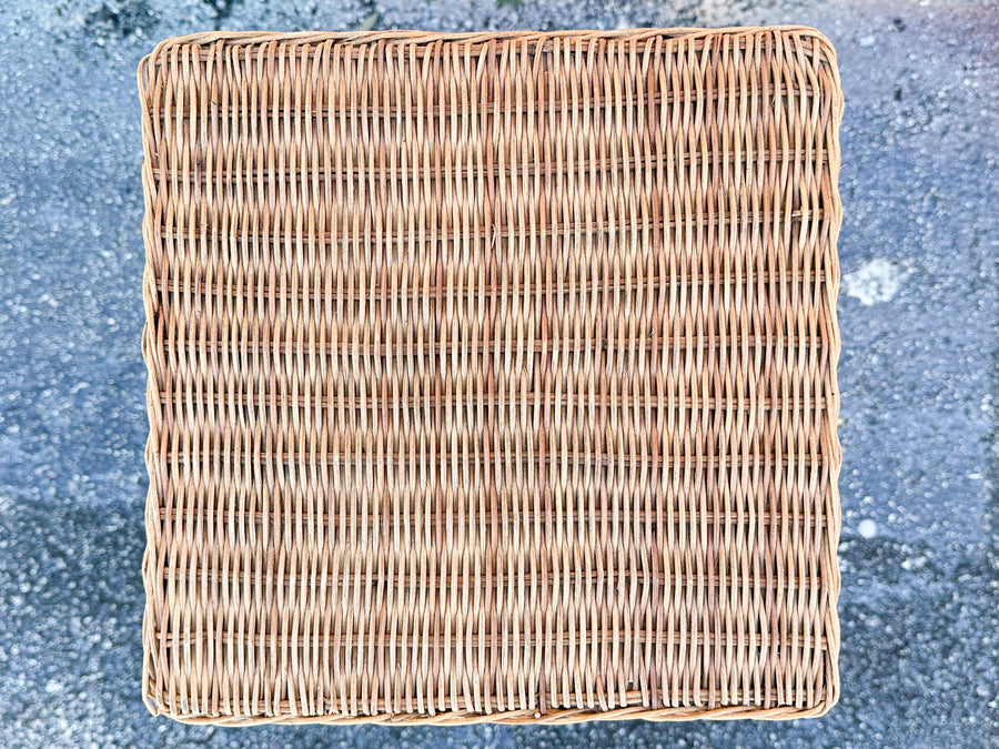Pair of Rattan Plant Stands