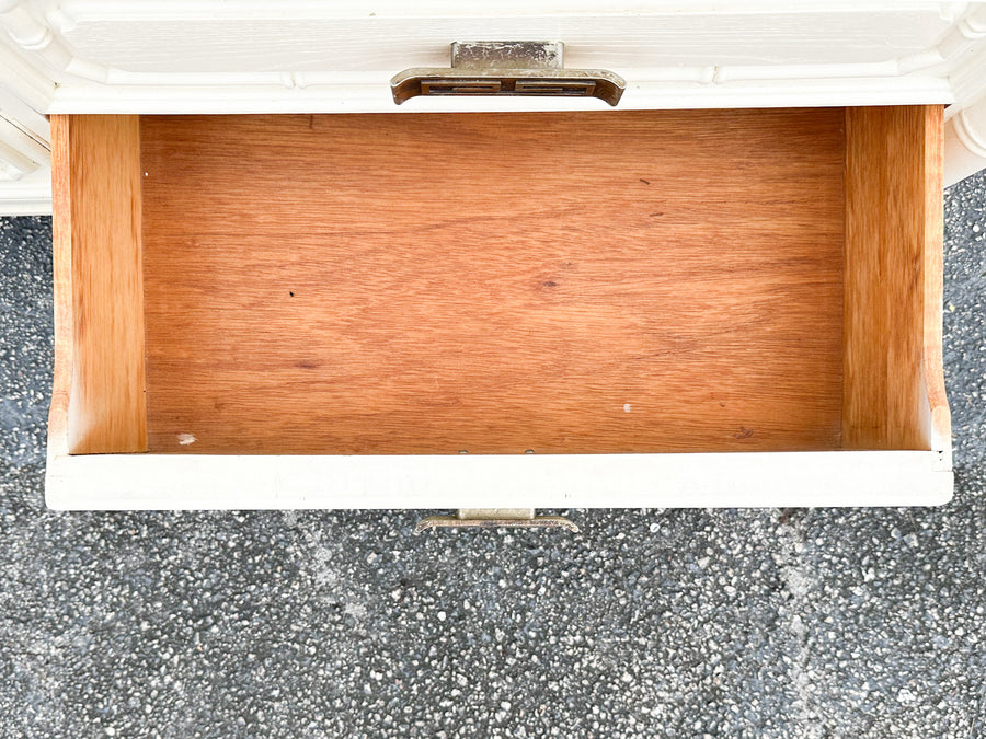 Greek Key and Faux Bamboo Dresser