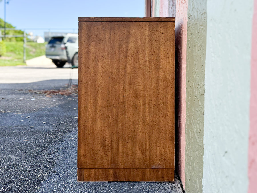Faux Bamboo Server with Brass Detail
