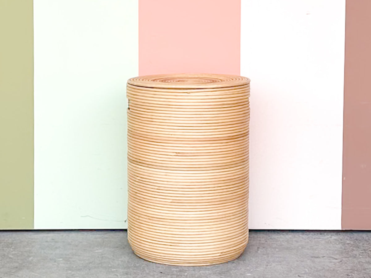 Pencil Reed Storage Stool