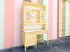 Hand Painted Thomasville Faux Bamboo Desk and Hutch